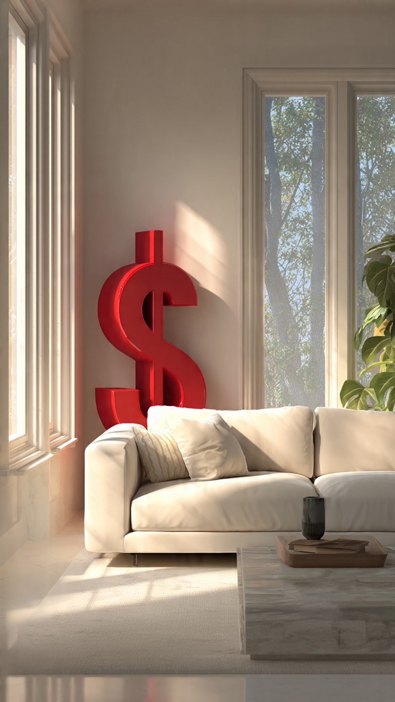 EskinKot Cattery, sillones blancos y un signo de dinero