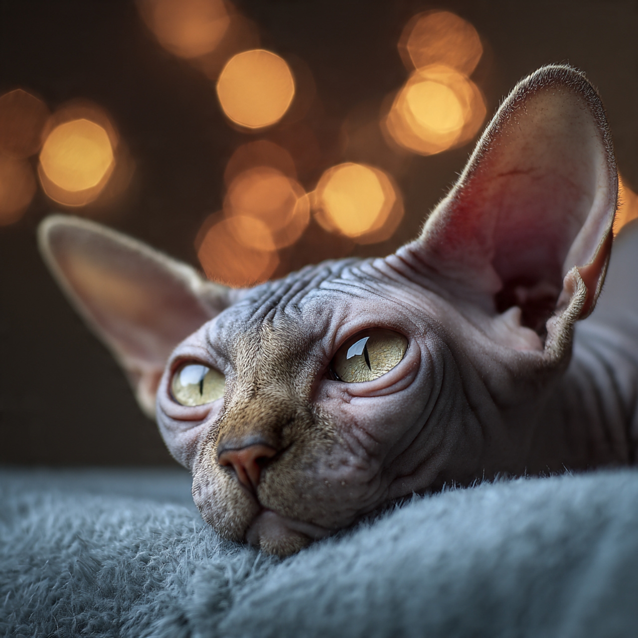 gato sphynx viejito en adopción